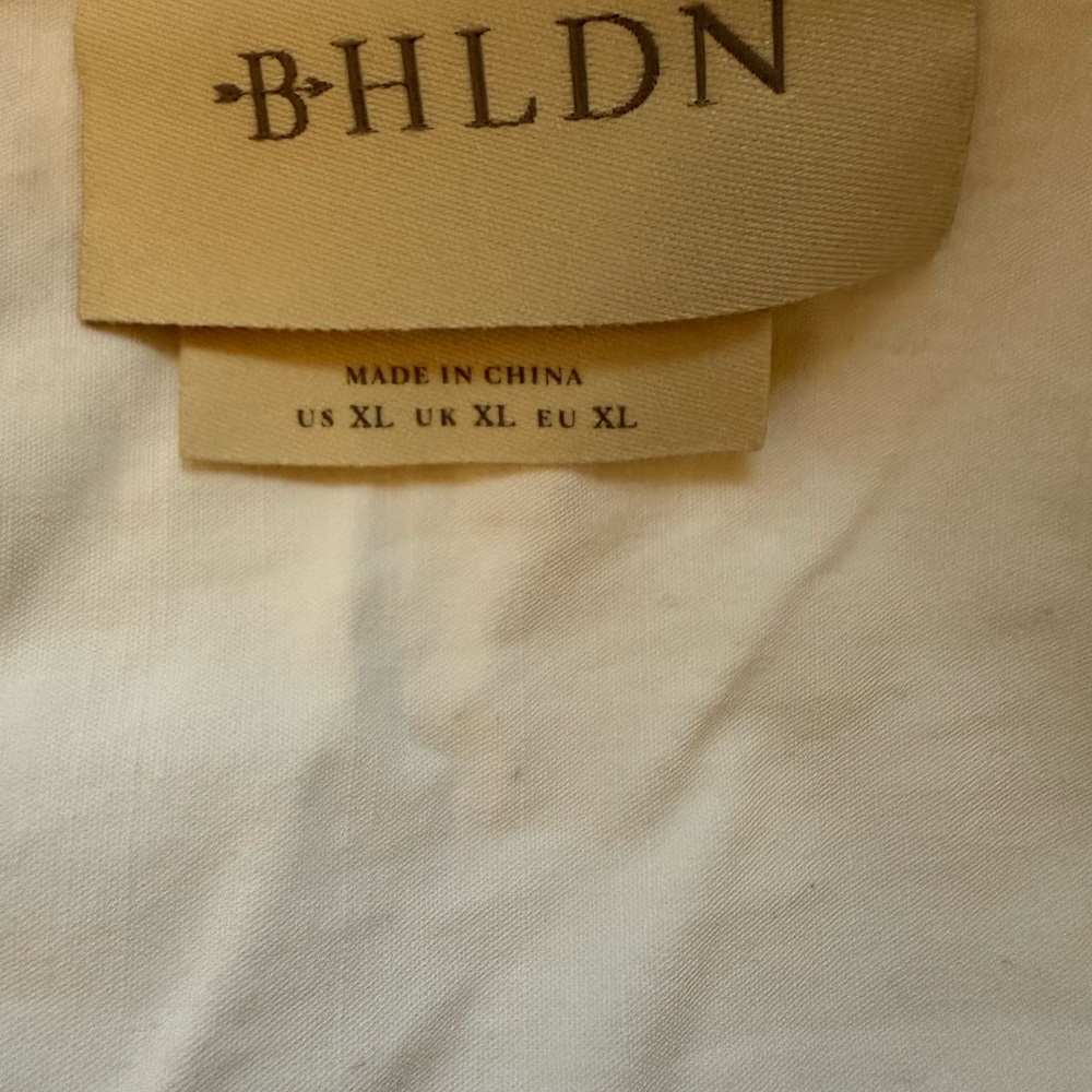 BHLDN White Scalloped Mini Dress with Shoulder Bows - Picture 7 of 14
